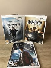 Gebraucht, Harry Potter Nintendo Wii Bundle x3 Heiligtümer des Todes 1 & 2 + Halbblutprinz gebraucht kaufen  Versand nach Germany