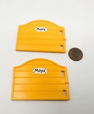 Playmobil Barn Stable Door Yellow-Orange Maya Mars 3120 - 2 Pieces for sale  Shipping to South Africa