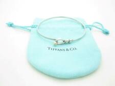 Tiffany & Co. Silver & Gold Love Knot Oval Hook & Eye Bracelet - Small - A for sale  Palm Beach