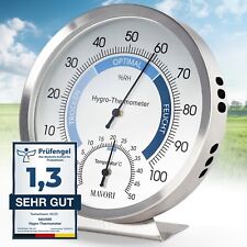 Hygrometer thermometer analog gebraucht kaufen  Bremen