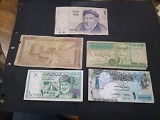 Oriente Medio 5 billetes diferentes conjunto 3 segunda mano  Embacar hacia Mexico