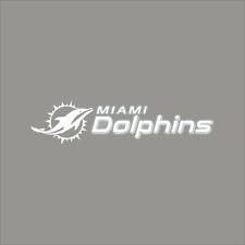 Used, Miami Dolphins #7 NFL Team Logo 1Color Vinyl Decal Sticker Car Window Wall for sale  Shipping to South Africa