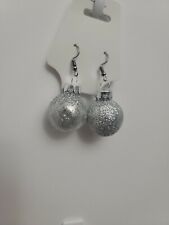 Silver glitter ornament for sale  Charlotte Hall