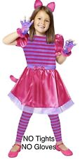 Childs Cheshire Cat Fancy Dress Costume Wonderland Kids Girls Book Week 10-12 Y for sale  Shipping to South Africa