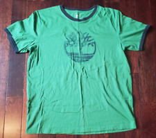 Camiseta Timberland verde GG - Logotipo desgastado comprar usado  Enviando para Brazil