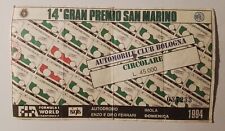 TICKET-GP Formula 1 San Marino - Imola - Sunday 1 May 1994 - Ayrton Senna for sale  Shipping to South Africa