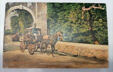 A HACKNEY CARRIAGE - GIBRALTAR - FERRY & ROSEMARY - POSTCARD POSTCARD for sale  Shipping to South Africa