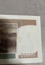Banconota 20000 lire usato  Agliana