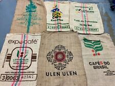 ASSORTED BURLAP JUTE COFFEE BAGS COMMERCIAL-BUY ONE OR MORE! DECOR/PRACTICAL for sale  Shipping to South Africa