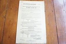 Southern Railway Chessington Tolworth 1939 caja de señales diagrama de señalización segunda mano  Embacar hacia Argentina