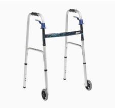 Used, Drive Medical Aluminum 32 to 39" H Trigger Release Folding Walker up to 350 lbs for sale  Shipping to South Africa
