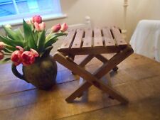 Foldable wooden stool. for sale  WADHURST