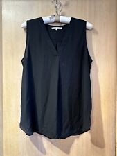 Violet And Claire Sleeveless Pleat Blouse Black XL for sale  Shipping to South Africa