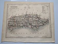 County map sussex for sale  HORNCASTLE