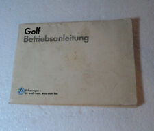 Golf bedienungsanleitung 1988 gebraucht kaufen  DO-Hombruch