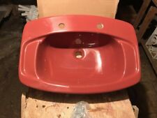 ARMITAGE SHANKS, COSMOS VANITY BASIN IN ROMANY RED for sale  Shipping to South Africa