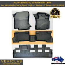 3D/5D TPE All Weather Floor Mats forros Para Mitsubishi Pajero Sport 2015 - 2020 comprar usado  Enviando para Brazil