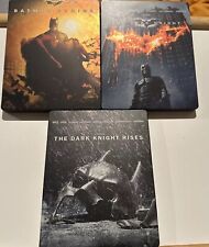 Steelbooks Batman Begins The Dark Knight & Dark Knight Rises (Blu-ray) comprar usado  Enviando para Brazil