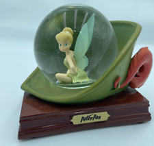 Disney Peter Pan Tinker Bell Globo de Nieve Iluminado Brillo Dorado 25 Aniversario segunda mano  Embacar hacia Argentina