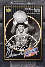 1992 Upper Deck Basketball Heroes Harlem Globetrotter Wilt Chamberlain AUTO CERTIFICADO DE AUTENTICIDADE comprar usado  Enviando para Brazil