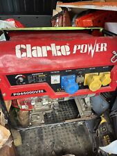 Clarke pg6500 petrol for sale  LEICESTER