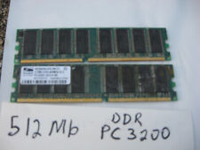 1 GB (2X512MB) DDR 3,200 Desktop Memory  for sale  Shipping to South Africa