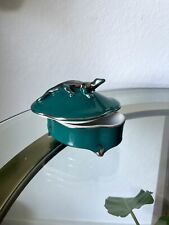 Vintage Porcelain Green & Silver Lizard Trinket Box Made in Germany for sale  Shipping to South Africa