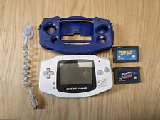 Sistema portátil console GameBoy Advance Game Boy GBA branco com estojo e jogos  comprar usado  Enviando para Brazil