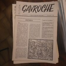 Gavroche revue histoire d'occasion  Saint-Maur-des-Fossés