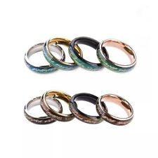 Titanium Steel 6mm Lord of the Rings Band Color Changing Mood Ring Mens & Womens for sale  Shipping to South Africa