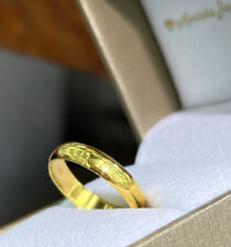 Anillos/anillo de boda unisex de oro puro sólido 999,9 de oro sólido de 24 K 3,75 gramos  segunda mano  Embacar hacia Argentina