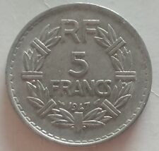 5 francs 1947 usato  Pescara