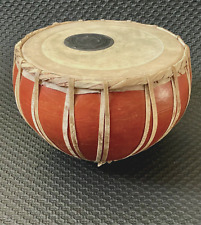 Autêntico instrumento musical indiano de percussão feito à mão 8" D bateria cerâmica, usado comprar usado  Enviando para Brazil