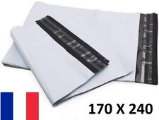 50X Enveloppe Plastique 170x240+40mm Adhésif Blanche Opaque Indéchirable 60u d'occasion  Expédié en Belgium