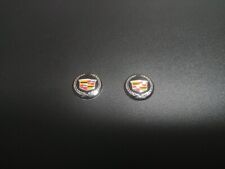 Used, 2X 14 MM EMBLEMS (LOGO) FOR CADILLAC - CAR KEY FOB REPLACEMENT STICKER / BADGE for sale  Canada