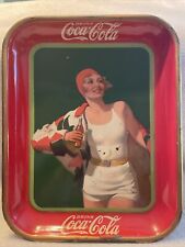 Obras de arte estadounidenses vintage, original, 1930, bandeja para servir soda de Coca-Cola, Coca-Cola segunda mano  Embacar hacia Argentina