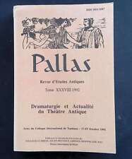 Pallas dramaturgie actualité d'occasion  France