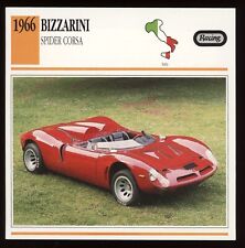 1966 Bizzarini Spider Corsa cartão de carros clássicos comprar usado  Enviando para Brazil