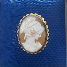 Antique Vintage 14K Cameo Brooch AND Pendant for sale  Shipping to South Africa
