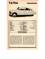 1954 tatra model d'occasion  Expédié en Belgium