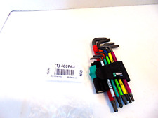 Conjunto de chaves L Wera multicoloridas TORX® 9 peças comprar usado  Enviando para Brazil