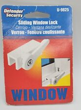 Defender Security U9825 Sliding Window Lock Aluminum White. Cam Action Locking., used for sale  Shipping to South Africa