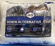 Sealy Sterling Collection 2 Pk Down Alternative Pillow Std/Qn Size OPEN PKG for sale  Shipping to South Africa