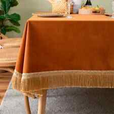 Toalha de mesa retangular casa veludo borla toalha de mesa de jantar festa tampa de mesa comprar usado  Enviando para Brazil