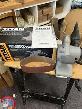 Titan Belt Sander Electric TTB873SDR Variable Speed Soft-Grip 400 rpm 900W 240V for sale  Shipping to South Africa
