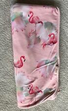 Ted Baker Baby Girl Pink Flamingo Floral Blanket Pram Cot Moses Pushchair 70x70 for sale  Shipping to South Africa