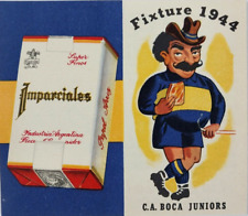 1944 Boca Juniors Argentina auténtico Accesorio de tarjetas de fútbol raro anuncio promocional  segunda mano  Argentina 