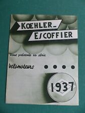 Prospectus vélomoteur koehler d'occasion  Saint-Romain-de-Colbosc