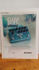 STRYMON BIGSKY BIG SKY REVERB EFEITOS DE GUITARRA IMPRESSÃO ANÚNCIO 11 X 8,5 comprar usado  Enviando para Brazil