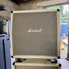 Gabinete amplificador de guitarra vintage 1980 Marshall JCM800 branco 4x12 inclinado G12T-75, usado comprar usado  Enviando para Brazil